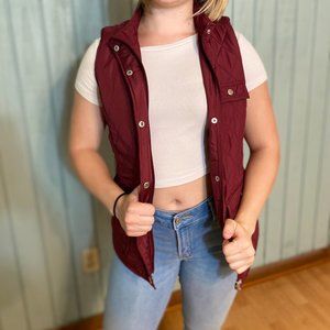 Sleeveless puffy vest